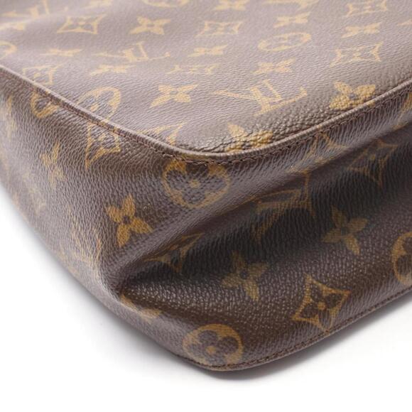 LOUIS VUITTON Brown Monogram Leather Looping MM Shoulder Bag - Picture 7 of 9